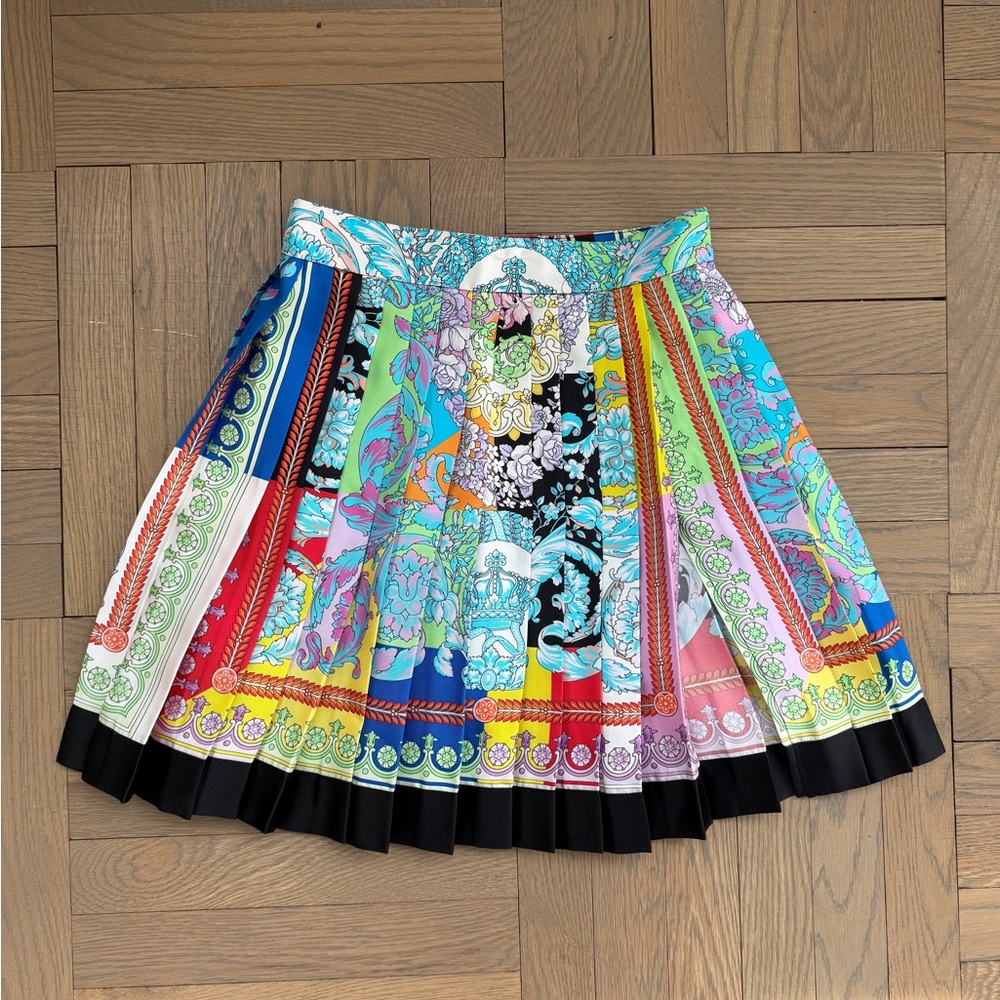 Versace Silk Mini Skirt